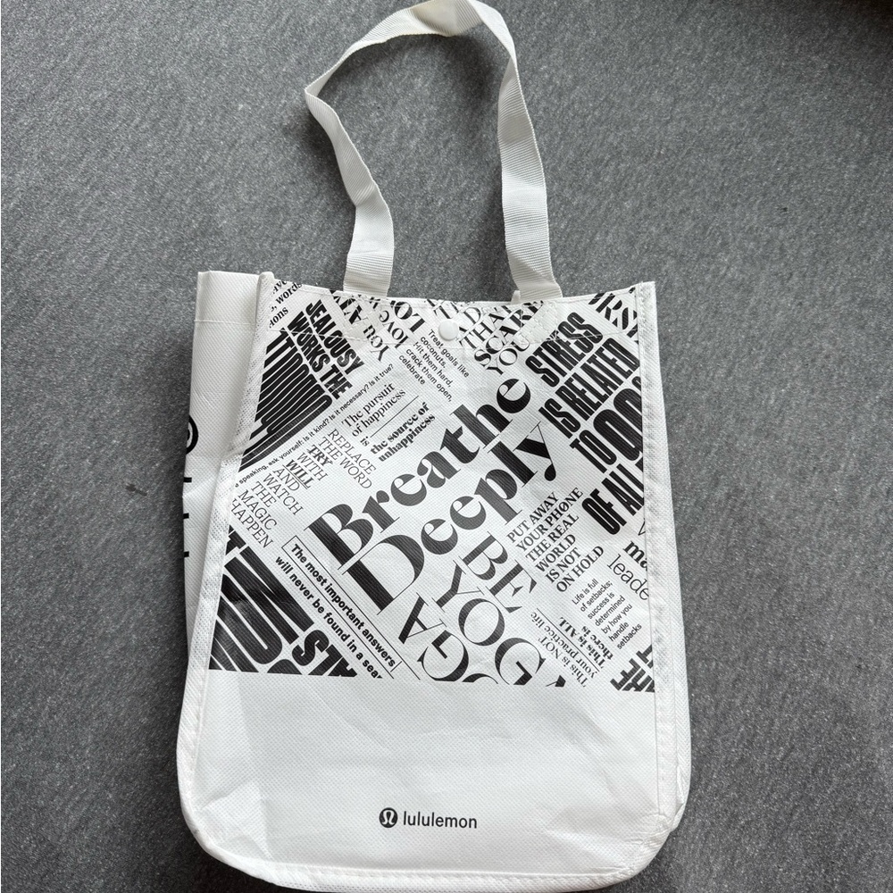 Lululemon Graphic Tote Bag